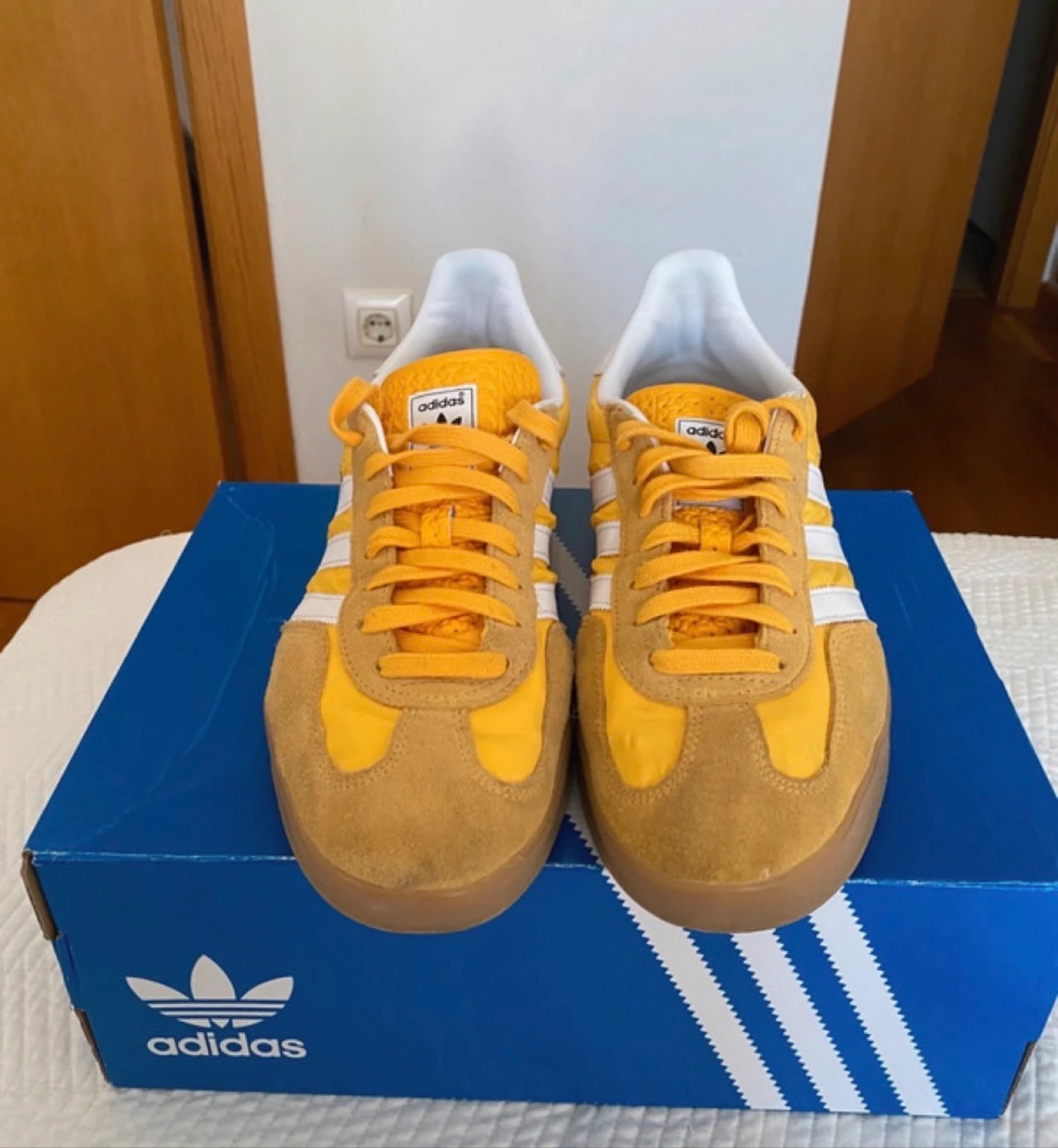 Adidas Gazelle Amarelas – Tamanho 45 – Originais